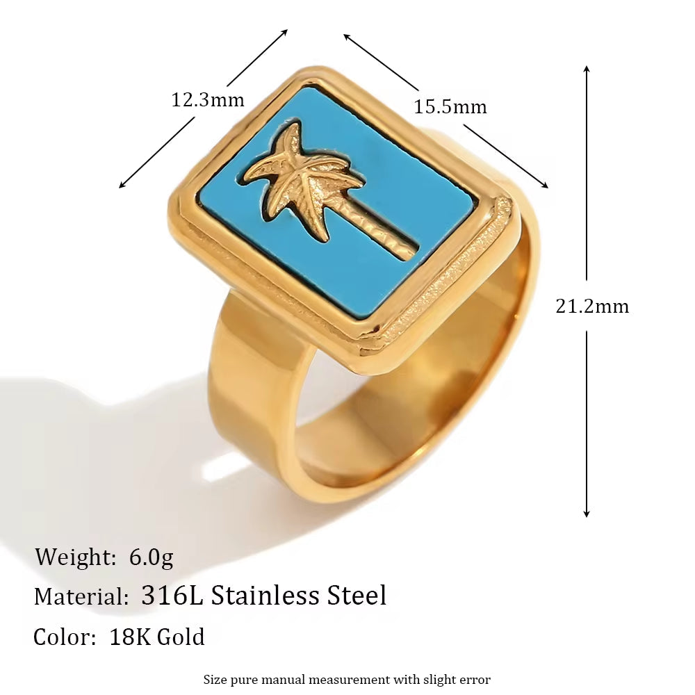 Spring 2024 Fashion Colorful Enamel Coco Pendant Necklace Gold Plated Tarot Necklace Stainless Steel Jewelry My Store