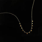 Waterproof 18K Gold Plated Stainless Steel Waterdrop Statement Stackage Necklace Link Chain Block Square Necklace for Women My Store