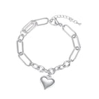 Fashion Jewelry Classic Women'S Stainless Steel Hearts Chain Hip Hop Bracelet for Men My Store