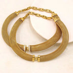Luxury Chunky Mesh Stainless Steel Choker Necklace Fashion Women'S PVD Plated Gold Silver Color Jewelry Waterproof My Store