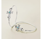 Mission Cross Hook-On Bracelet with Turquoise James Avery