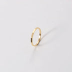 High End 18K Gold Plated Tungsten Stainless Steel Tangent Plane Dainty Rings for Women Finger Ring Non Tarnish My Store