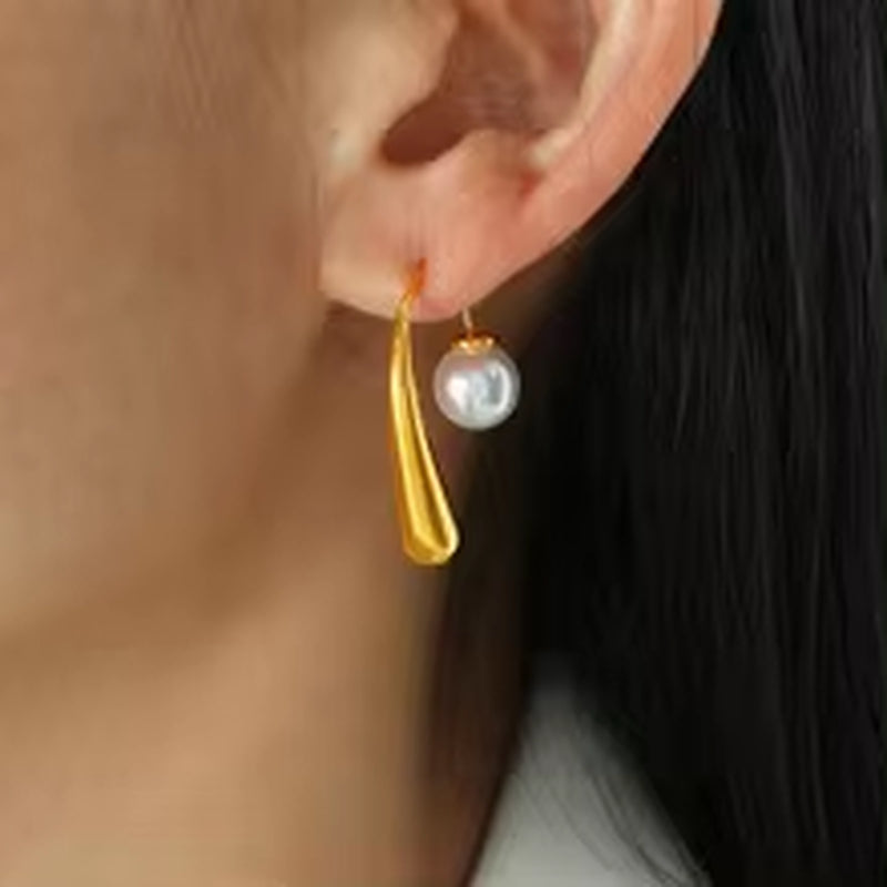 JEWELRY EH113 Factory Hot Sale Premium Sense of Unique Pearl Earrings Burst Tender Temperament Earrings My Store