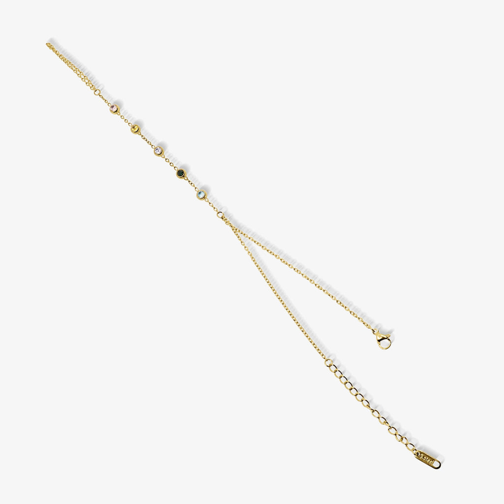 Prism Multicolor Hand Chain Nicole