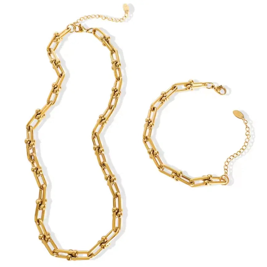 Tied With Love Necklace & Bracelet Evry Jewelz