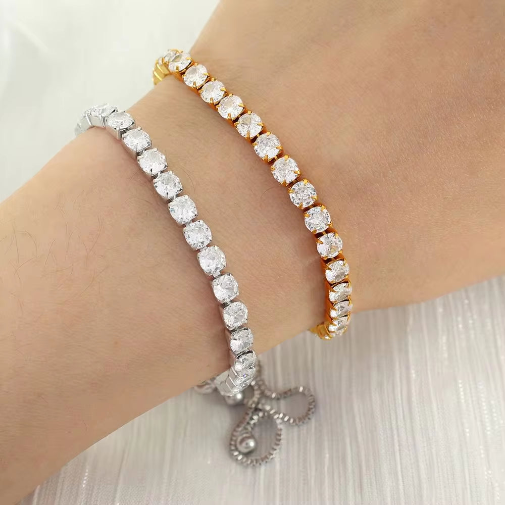 JEWELRY SL17 Wholesale Fashion Zirconia Bracelet Versatile Sweet Cool Style Hand Jewelry Niche Designs My Store