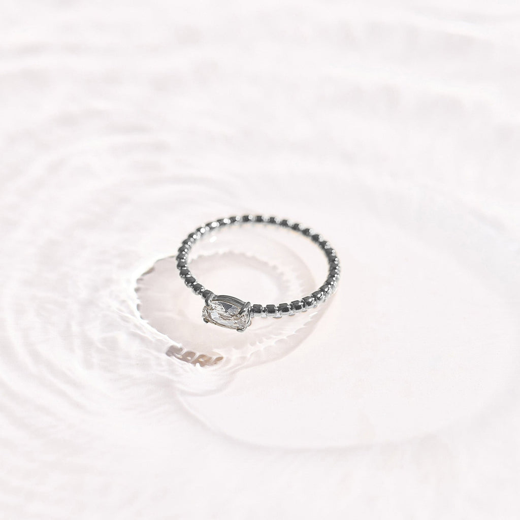 Oval Radiance Ring Angel