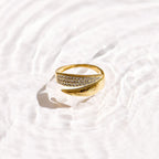 Pavé Crystal Wrap Ring Alice