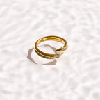 Crystal Curve Wrap Ring Angel