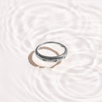 Starburst Crystal Band Ring Angel