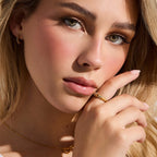 Crystal Twist Dome Ring Angel