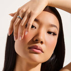 Twist Crystal Inset Ring Angel