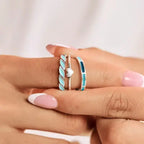 Enamel Twist Stacker Ring James Avery