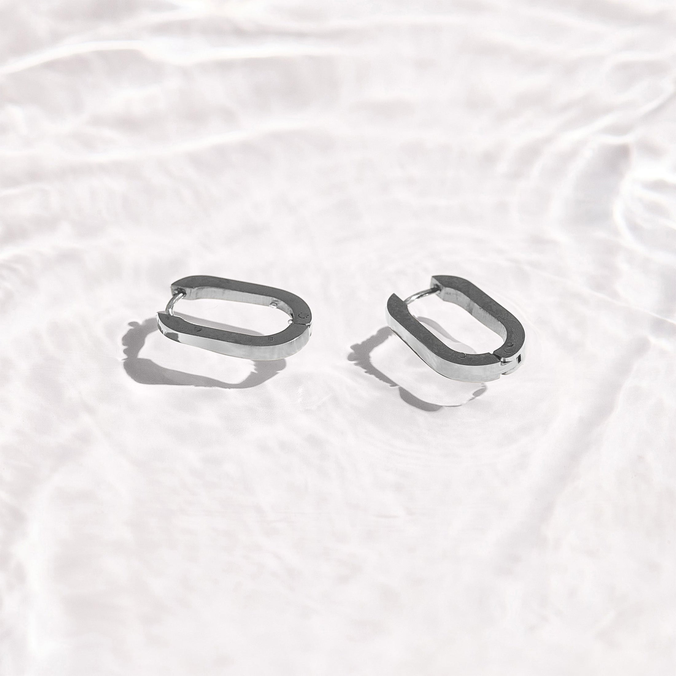 Slim Block Hoops Angel