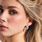 Twist Shell Dome Earrings Angel