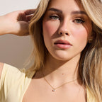 Solitaire Crystal Necklace Angel