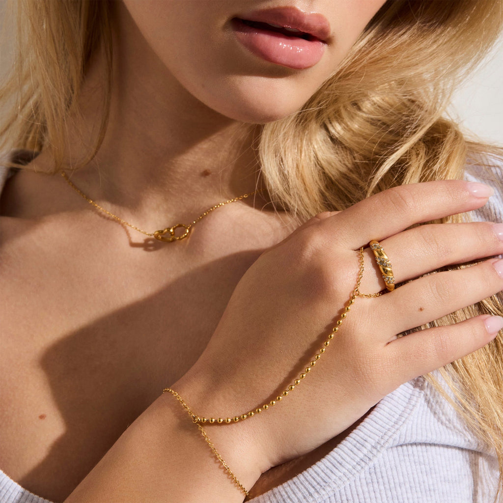 Crystal Twist Dome Ring Angel