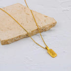 Spanish Design Lady Dainty Jewelry Real Gold Plated Pineapple Pendant Necklace New Arrival Necklaces My Store