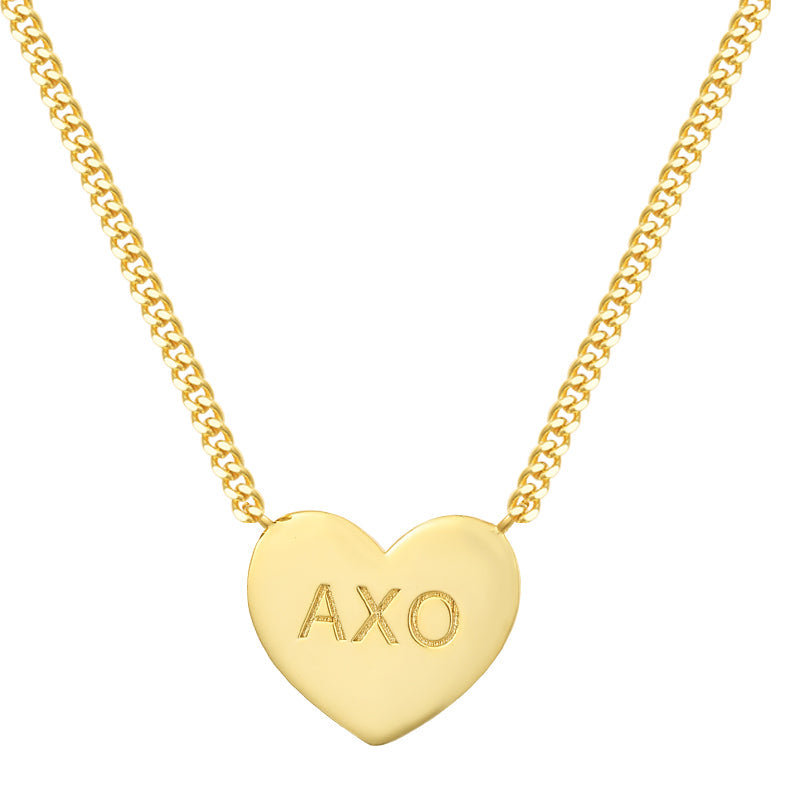 Sorority Custom/Personalized Heart Necklace Lee