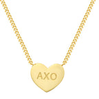 Sorority Custom/Personalized Heart Necklace Lee
