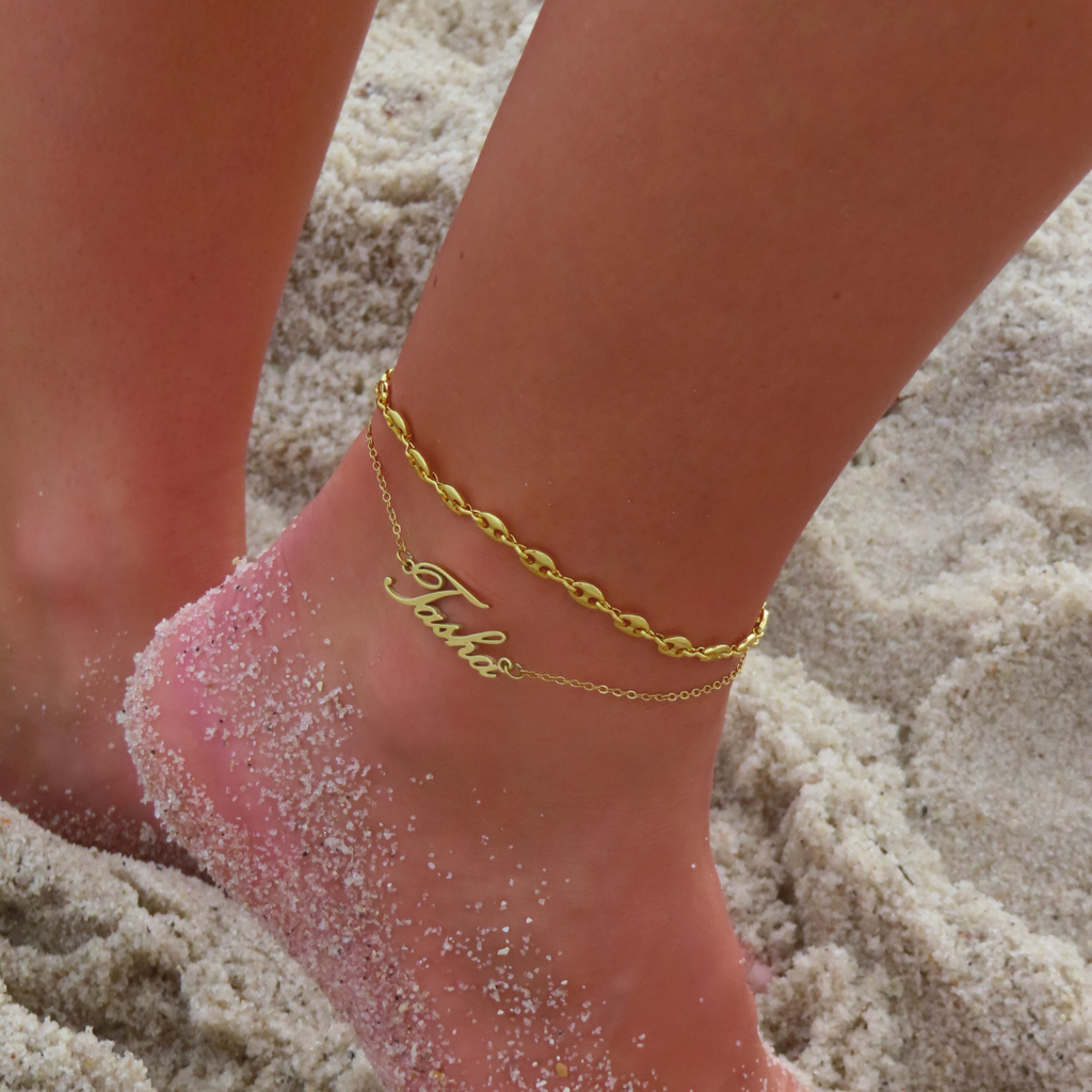Custom/Personalized Anklet Lee