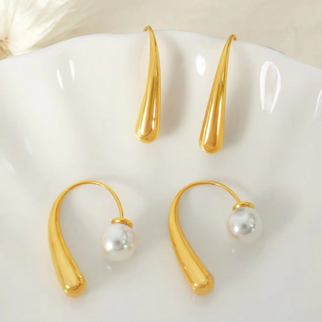 JEWELRY EH113 Factory Hot Sale Premium Sense of Unique Pearl Earrings Burst Tender Temperament Earrings My Store