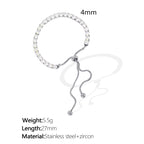 JEWELRY SL17 Wholesale Fashion Zirconia Bracelet Versatile Sweet Cool Style Hand Jewelry Niche Designs My Store