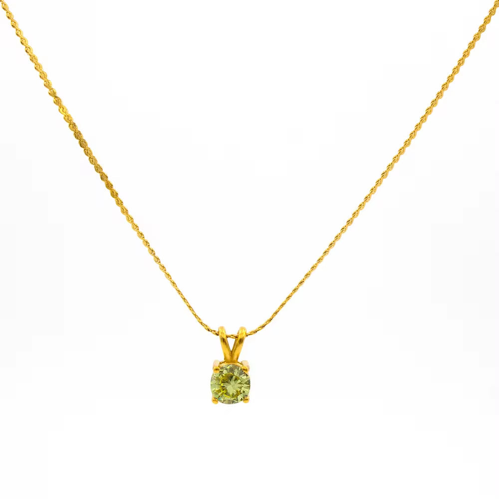 Stainless Steel Birthstone Charm Jewelry China Wholesale 12 Month Colorful Rhinestone Pendant Necklace Pendant My Store