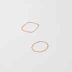 316L Stainless Steel Ins Minimalist Rings Simple PVD Gold Plated Retangular Square Oval Ring My Store
