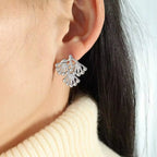 JEWELRY EH198 New Chinese Explosion of Small Pine Branches Pine Leaves Tree Branches Branch Earrings My Store