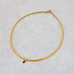 Fashion Rainbow Zircon Pendant Necklace INS Choker Chain Collar for Women Jewelry 18K Gold Stainless Steel Jewelry My Store