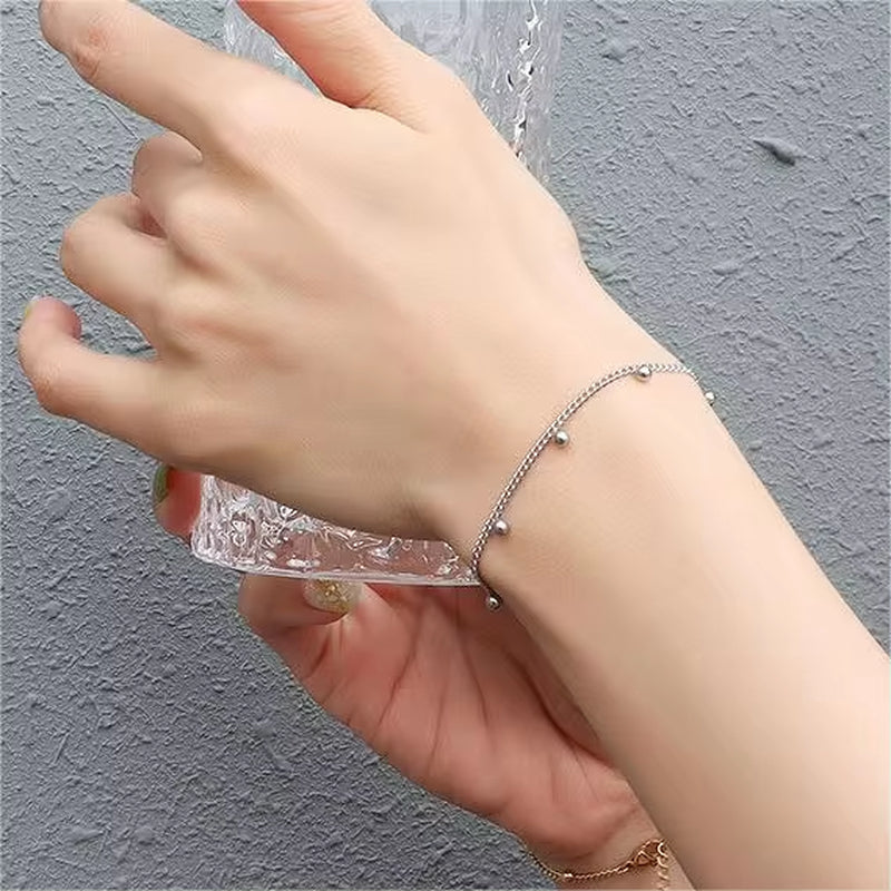 18K Gold Plated Stainless Steel Jewelry Charm Gold Bracelet for Women Ladies My Store