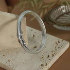 JEWELRY SZ09 New Stretch Snake Bone Bangles Simple Stainless Steel Bangles My Store