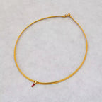 Fashion Rainbow Zircon Pendant Necklace INS Choker Chain Collar for Women Jewelry 18K Gold Stainless Steel Jewelry My Store