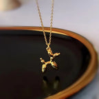 Fashion Jewelry Trendy 18K Gold Plated Stainless Steel Dog Chains Necklace for Women Mom Gifts My Store