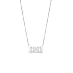 18K Gold Plated Waterproof Trendy 11:11 Angle Number Necklace Stainless Steel Jewelry Wholesale Supplier FJN0132 My Store
