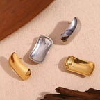 Minimalist Jewelry Rectangle Stud Earrings 18K Gold Plated Stainless Steel Statement Earrings My Store