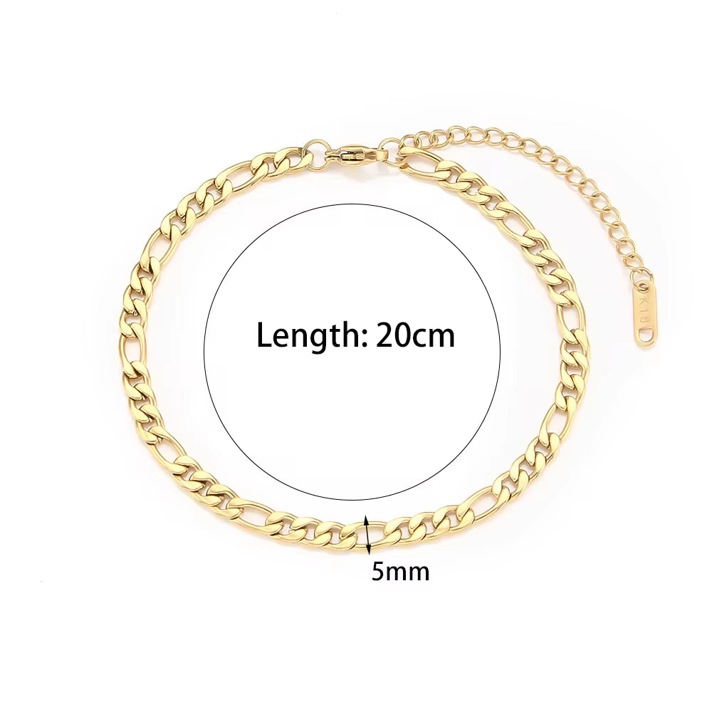 Tarnish Free 18K Gold PVD Plated Jewelry Stainless Steel Herryingbone Chain Necklace My Store
