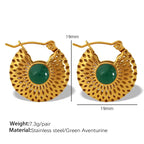 JEWELRY EH202 High Quality Cheap Price Vintage Mausoleum Hollowed Out Gold Earrings Earrings My Store