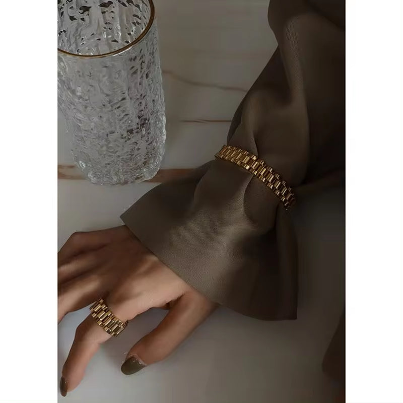 Stainless Steel Bohemia Style Bracelet 18K Gold Plated Ladies Jewelry Wholesale My Store