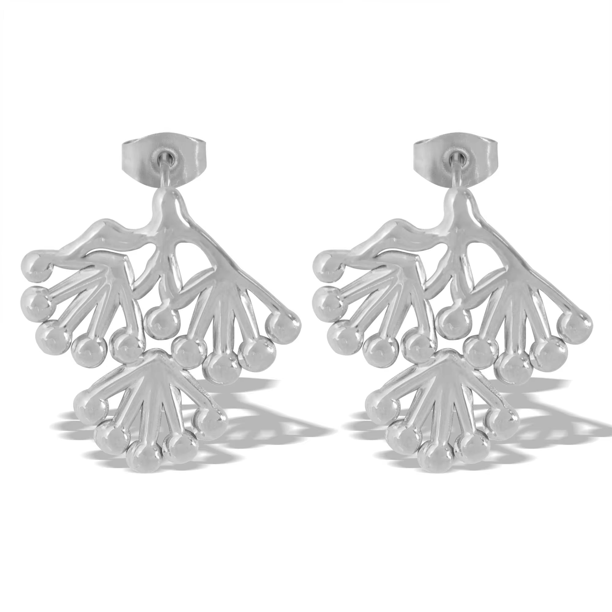 JEWELRY EH198 New Chinese Explosion of Small Pine Branches Pine Leaves Tree Branches Branch Earrings My Store