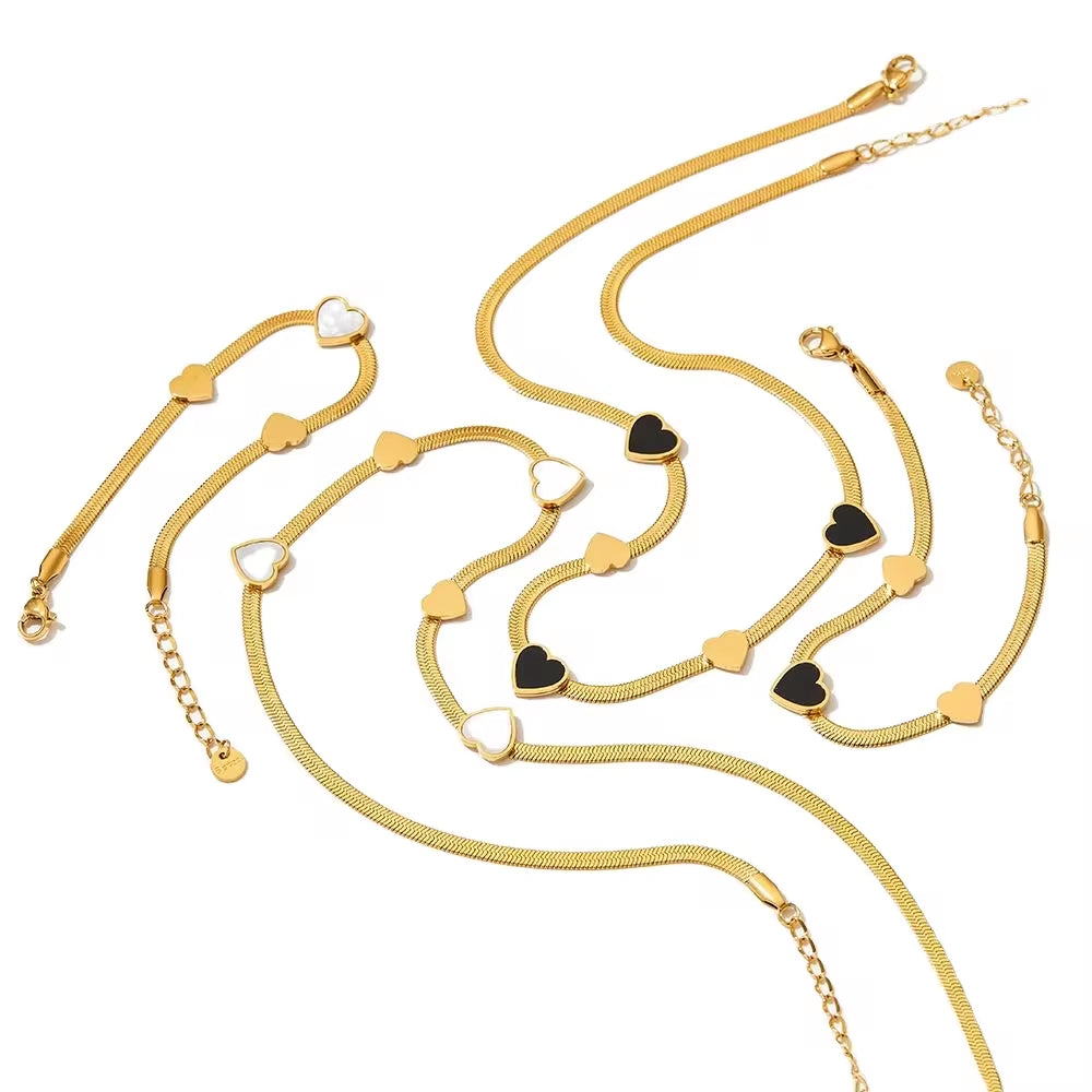 Fashion Trending Love Jewelry Snake Stainless Steel Jewelry Set for Women Spring Fashion Jewelry My Store
