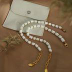 JEWELRY SL07 Natural White Shell Stainless Steel Bracelet White Shell Mother of Pearl Bracelet Fashion Bracelet Jewelry My Store