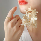 Custom Hip Hop Fashion Jewelry Red Cubic Zircon Rings Gold Silver Plated 316L Stainless Steel for Women Bague CLASSIC My Store