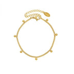 18K Gold Plated Stainless Steel Jewelry Charm Gold Bracelet for Women Ladies My Store