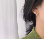 18K Gold Plated Stainless Steel Circle Clip on Earrings Titanium Steel Cubic Zirconia Huggie Hoop Earrings for Women Jewelry My Store