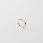 High End 18K Gold Plated Tungsten Stainless Steel Tangent Plane Dainty Rings for Women Finger Ring Non Tarnish My Store