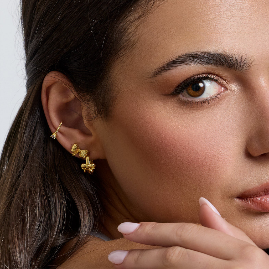 Ribbon Club Bundle: 3 Piece Earring and Cuff Bundle Lee