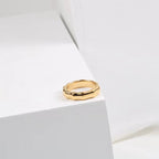 Ins Hot High End 18K Gold Plated Chunky Bamboo Rings Trendy Earrings Wholesale Stainless Steel Jewelry My Store