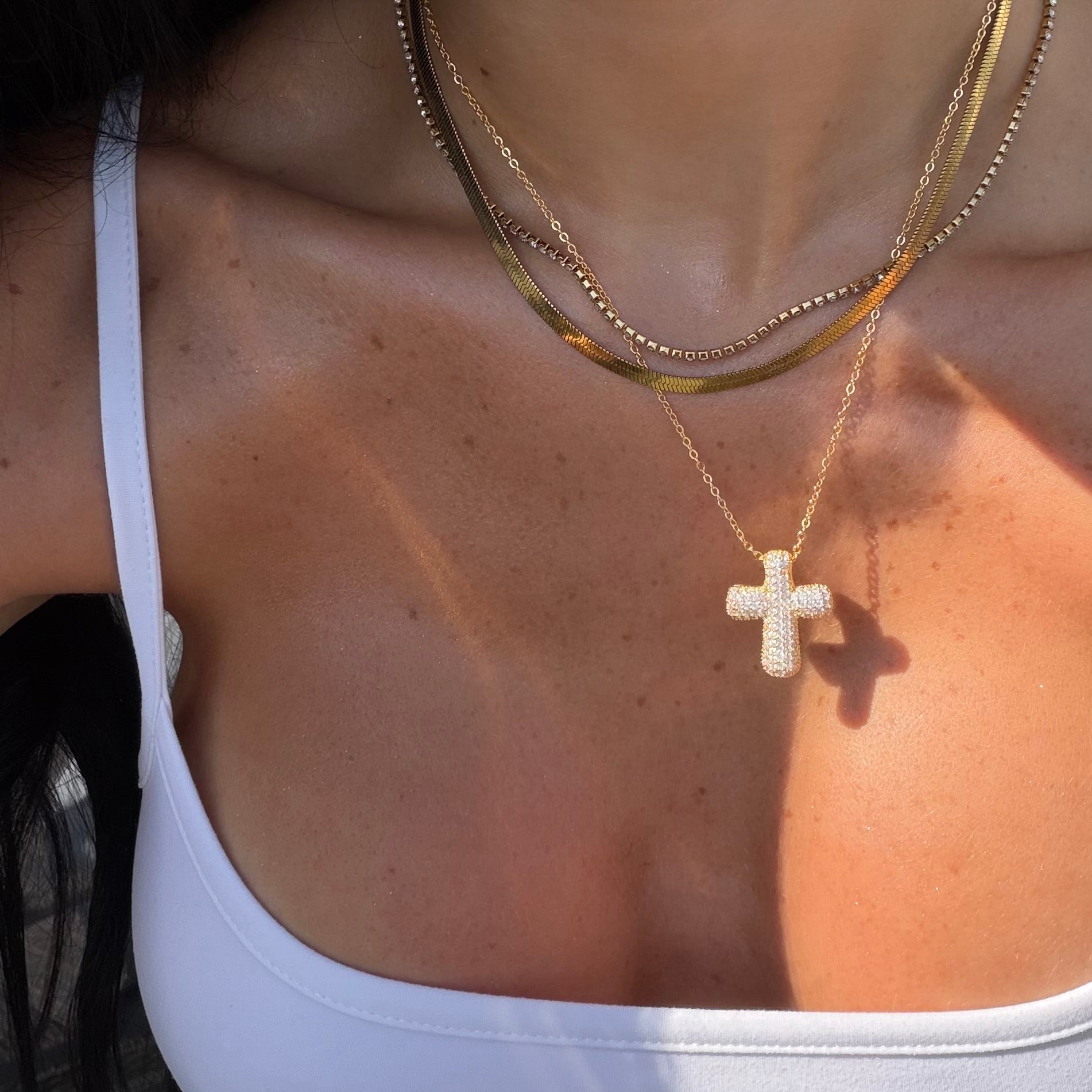 Forever Blessed Cross Necklace Nicole